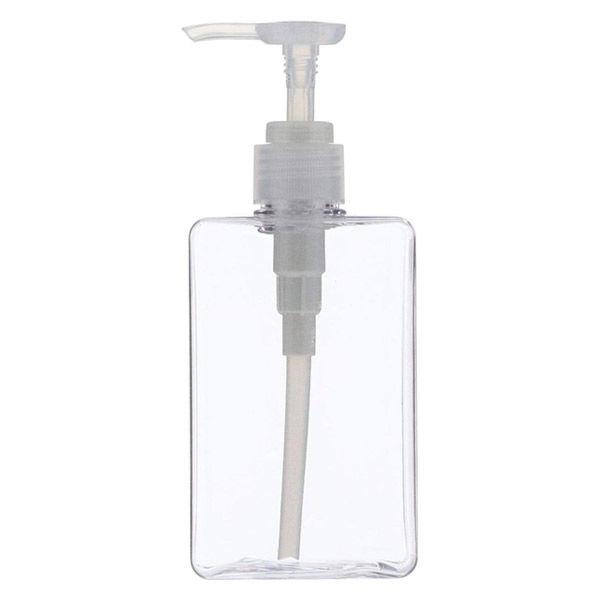 シャンプー用ディスペンサー クリア スクエア ボトル 280ml ベストコ