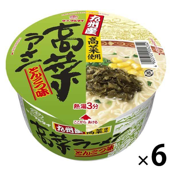 マルタイ 九州産高菜ラーメン とんこつ味 1セット（6個）