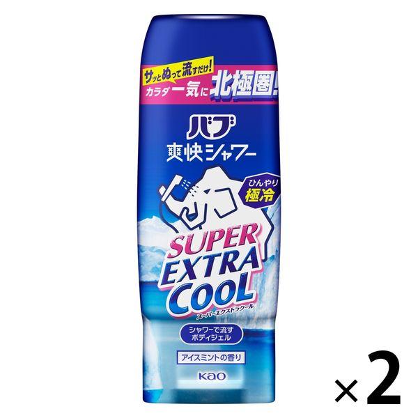 バブ 爽快シャワー スーパーエクストラクール シャワーで流すボディジェル アイスミント210g 2個