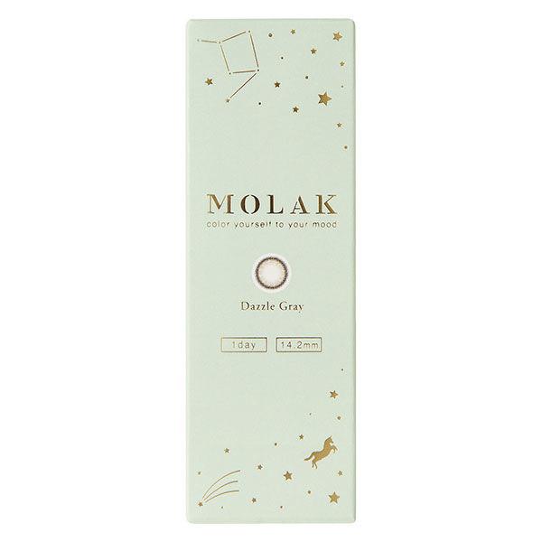 MOLAK（モラク）　カラーコンタクト　ダズルグレー　度数ー5.5　1day　10枚　PIA カラコン