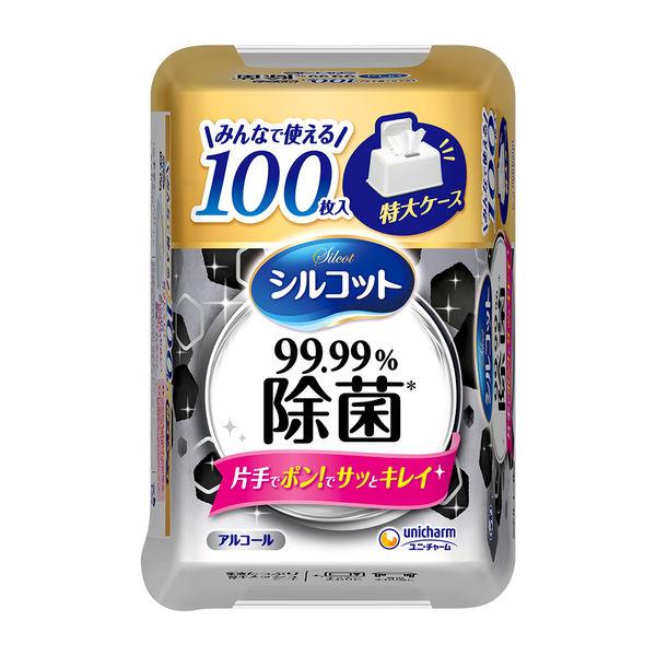 ウェットティッシュ 除菌 シルコット99.99％ 大容量 本体 1個（100枚入）ユニ・チャーム