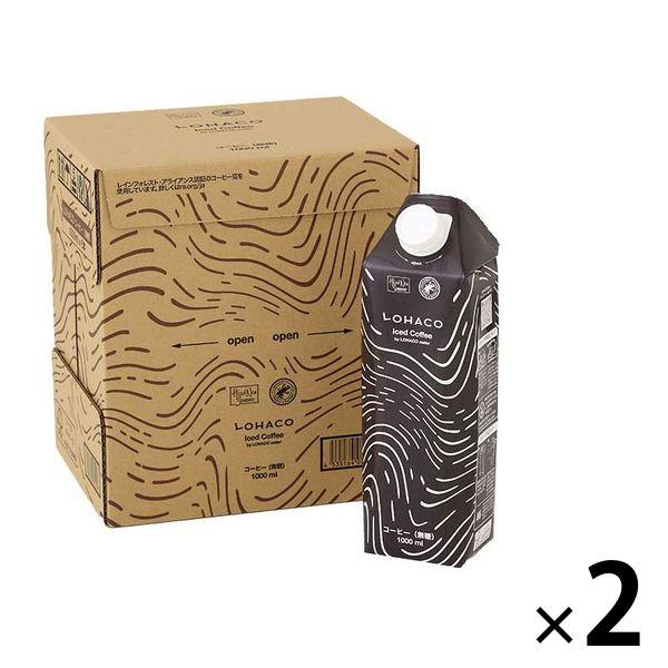 【紙パック】Iced Coffee(アイスコーヒー) 無糖 1L by LOHACO Water 1セット（12本：6本入×2箱）（イチオシ） オリジナル
