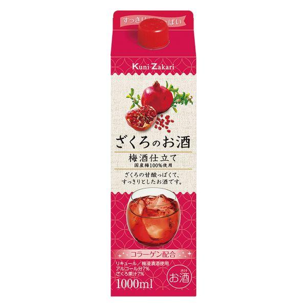 國盛 ざくろのお酒 梅酒仕立て パック　1L 1本 中埜酒造　リキュール