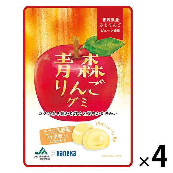 【アウトレット】青森りんごグミラブレ乳酸菌入 グミ ご当地 1セット（1個×4） カネカ食品