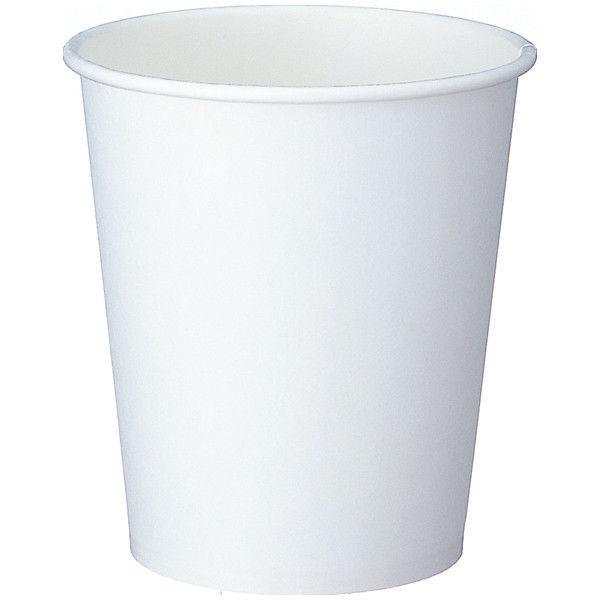 アスクル ホワイト紙コップ 205ml(7オンス) 1袋(80個入) オリジナル