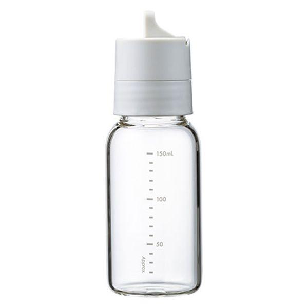 【アウトレット】HARIO (ハリオ) 調味料入れ 150ml ワンタッチ ペールグレー ODBN-150-PGR 1個
