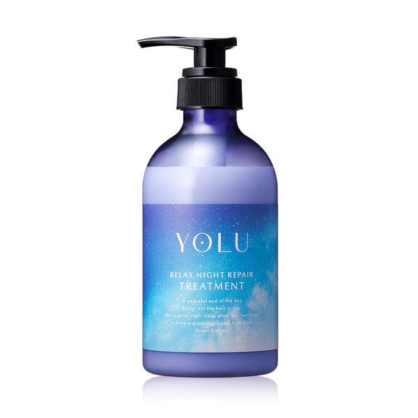 ワゴンセール YOLU（ヨル） リラックスナイトリペアトリートメント ポンプ475g I-ne
