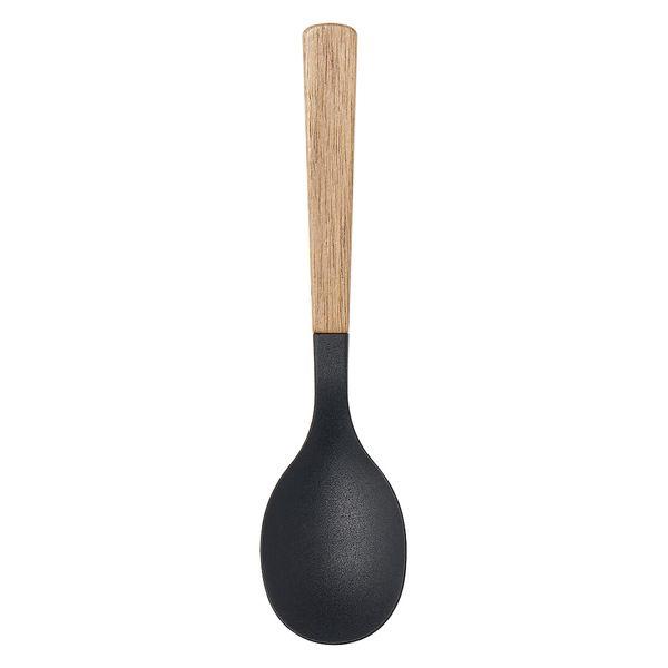 無印良品 木柄 シリコーン スープスプーン 約長さ18cm 良品計画