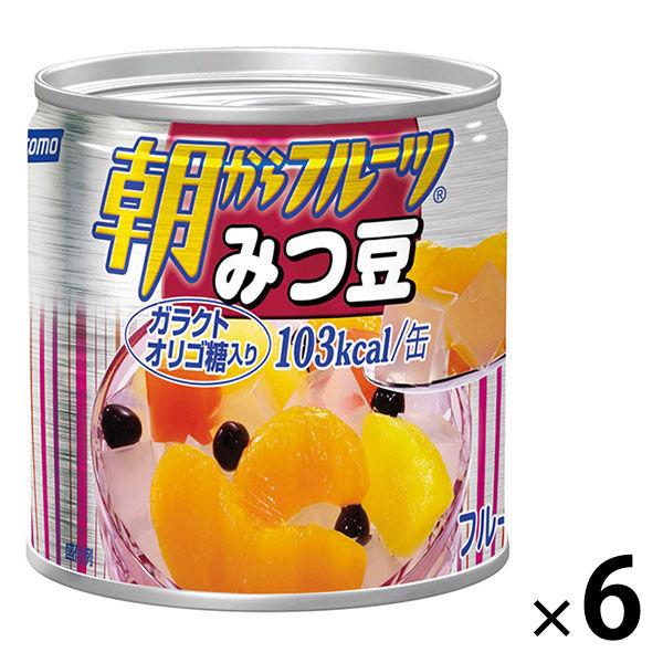 はごろもフーズ 朝からフルーツみつ豆 190g 1セット（6缶）