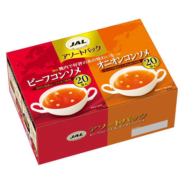 他サイト： JALスープアソートパック（40袋入）1個 明治の商品画像