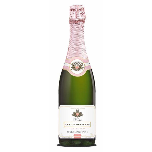 フランス レ・ダムリエール リュットロゼ スパークリングワイン  ロゼ 辛口 750ml 1本 日本酒類販売 ヴァンムスー