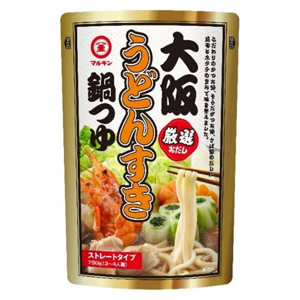 マルキン 大阪うどんすき鍋つゆ 750ｇ 1個 盛田 鍋スープ 鍋の素