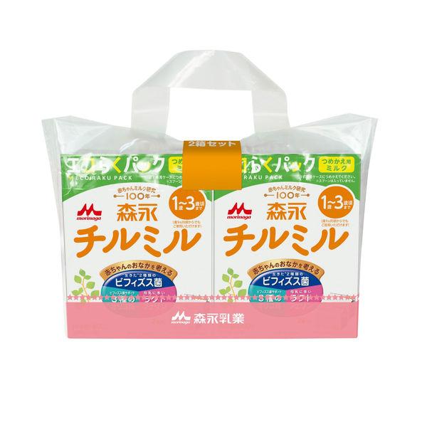【1歳頃から】森永 フォローアップミルク チルミル エコらくパック つめかえ2箱セット 1個 森永乳業 粉ミルク