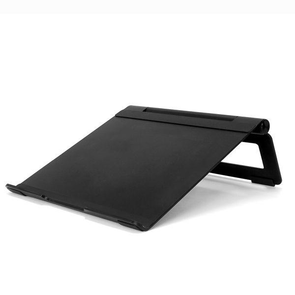 アーキサイト ノートPCスタンド 折りたたみ/10〜16インチまで対応/L SWING STAND/ブラック AS-LWBM-BK 1個
