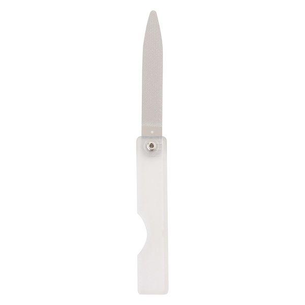 無印良品 ステンレス折りたたみ爪やすり 全長約１２３ｍｍ(折りたたみ時約６７ｍｍ) 良品計画