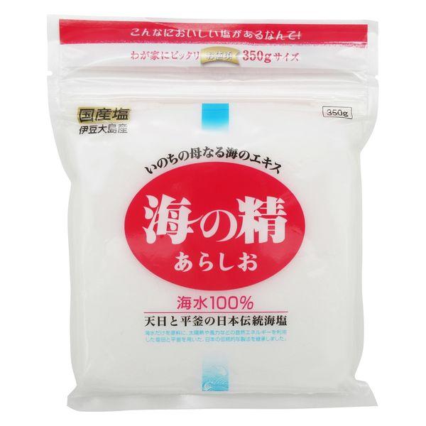 海の精　あらしお（赤ラベル）　350g 1個 塩　しお 天日 平釜 伝統海塩