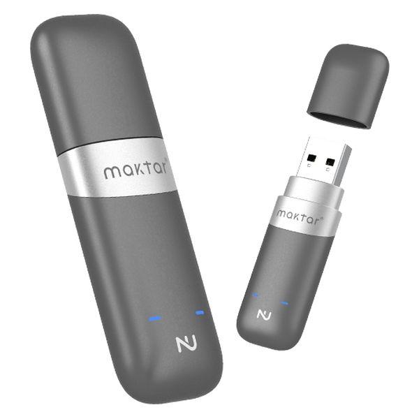 【在庫限り終了】Maktar USBメモリ Nukii オートロック NFCロック解除 遠隔消去 256GB MKNU-A-SG-256G 1個