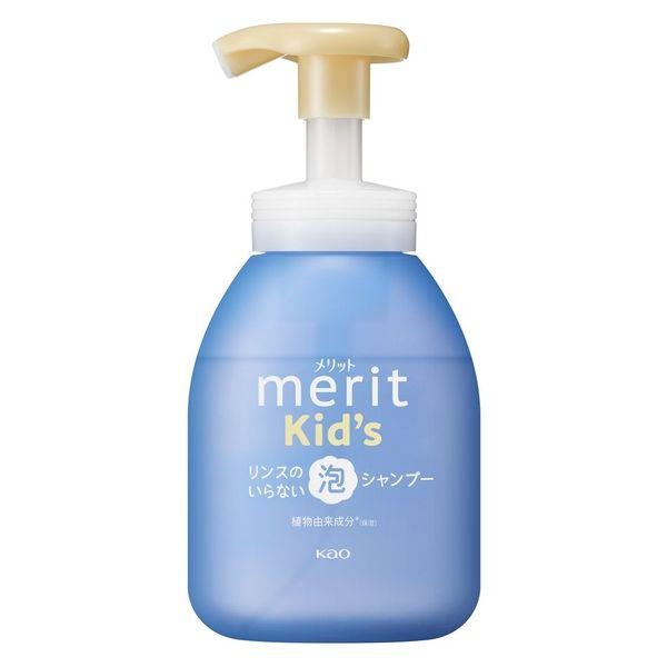 メリットキッズ リンスのいらない泡シャンプー ポンプ 330ml 1個 花王