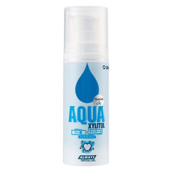 歯磨き粉 フッ素 ALWAYS AQUA ジェル 高濃度フッ素配合 薬用ハミガキ 95g 1本 オキナ