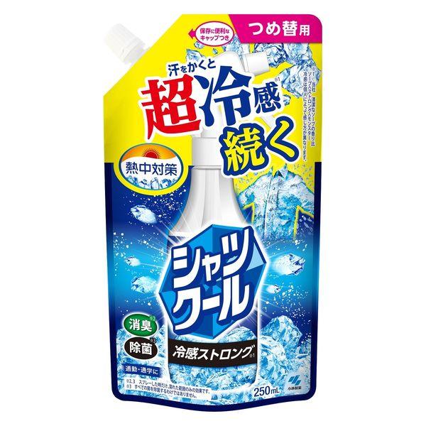 小林製薬 熱中対策 シャツクール 冷感ストロング 詰め替えパウチ 250ｍL 1個