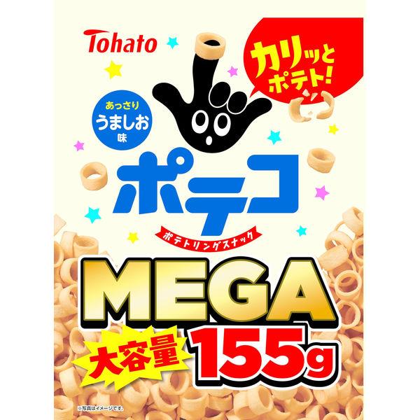 MEGA大容量ポテコ うましお味 1袋 東ハト スナック菓子 おつまみ おやつ