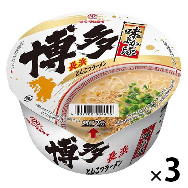 味よか隊とんこつラーメン博多 71ｇ 1セット（1個×3） マルタイ