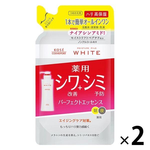 モイスチュアマイルド　ホワイト　リンクルケア　パーフェクトエッセンス　つめかえ　200ml　2個　
