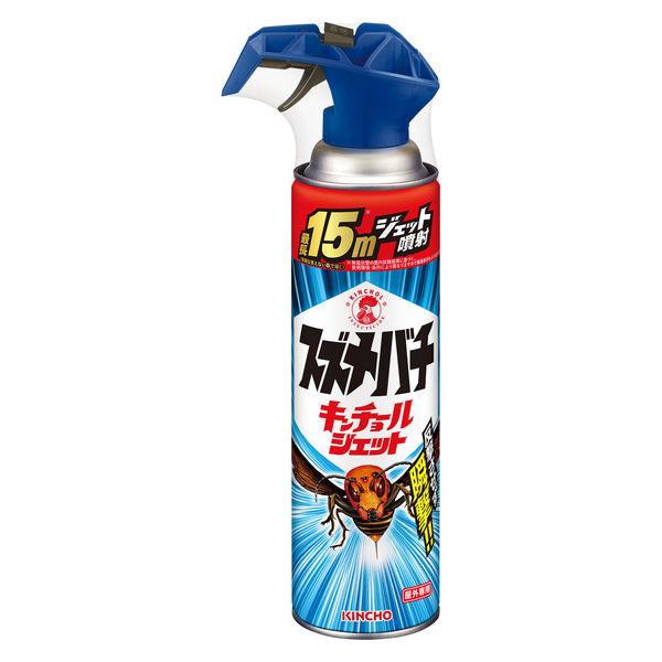 スズメバチ キンチョール ジェット 最長15m噴射 駆除 スプレー 510mL 1本 KINCHO キンチョー