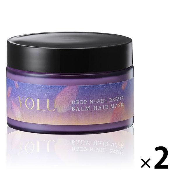 ワゴンセール 数量限定 YOLU（ヨル） ディープナイトリペアバームヘアマスク サクラ＆ガーデニア 145g 2個 I-ne