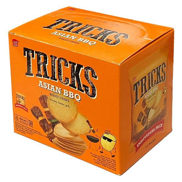 ポテトチップス 輸入菓子 個包装 トリックス ベイクドチップス アジアンBBQ 12袋入 180g 1個