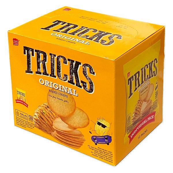 ポテトチップス 輸入菓子 個包装 トリックス ベイクドチップス オリジナル 12袋入 180g 1個 お配り