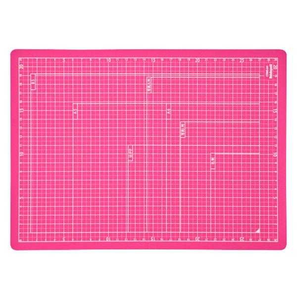ナカバヤシ 折りたたみカッティングマットA4 ピンク CTMO-A4P 1個
