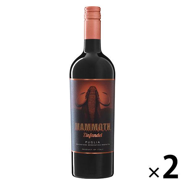イタリア マーレ・マンニュム マンモス ジンファンデル プリミティーヴォ 赤ワイン フルボディ750ml 1セット（1本×2）