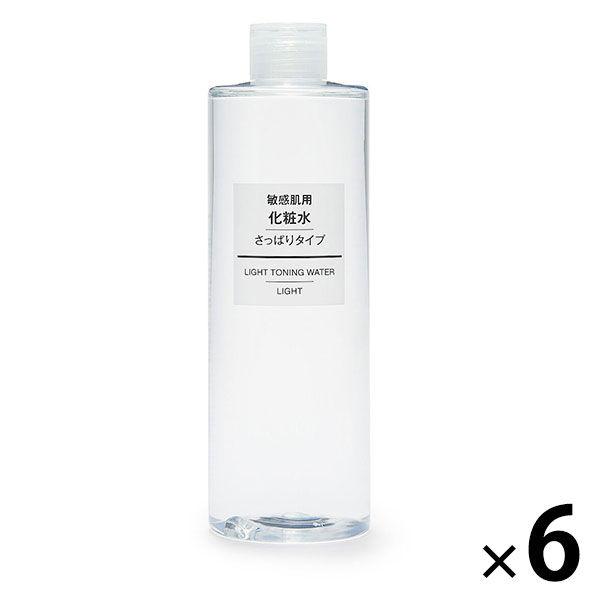 無印良品 敏感肌用 化粧水 さっぱりタイプ（大容量） 400mL 1セット（1個×6） 良品計画