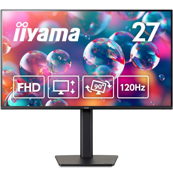 モニター 27インチ HDMI 高さ調整　画面回転 PCモニター パソコンモニター ディスプレイ 保守5年 iiyama オリジナル