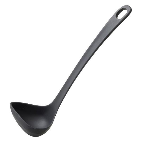 すくいやすいお玉S ダークグレー K799DGY 1個 シリコーン シリコン おたま レードル 食洗機可 耐熱 マーナ