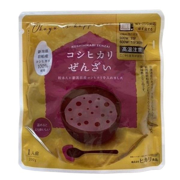 【アウトレット】コシヒカリぜんざい200ｇ 1袋 お粥 ヒカリ食品
