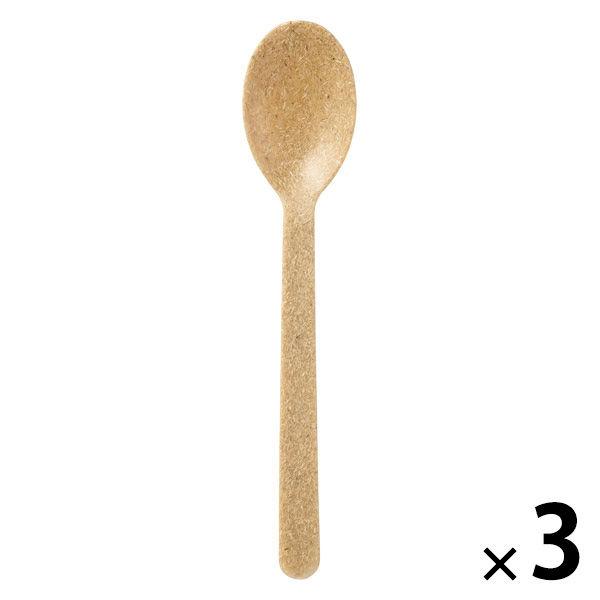 無印良品 ヤシの端材を使った スプーン 約１７ｃｍ 1セット（1本×3） 良品計画