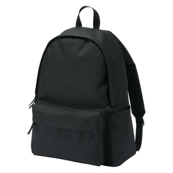 無印良品 肩の負担を軽くする 撥水 リュックサック 黒 タテ４３×ヨコ３２×マチ１４ｃｍ 良品計画