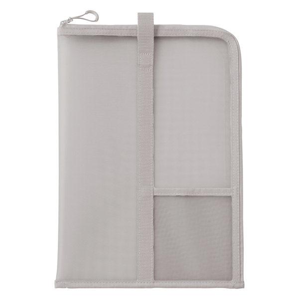 無印良品 ナイロンメッシュ 縦型書類ケース 仕切り付 Ａ４サイズ用 グレー 良品計画