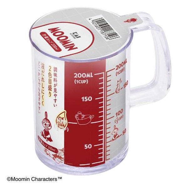 （セール）計量カップ 200ml リトルミイ 000DH7407 1個 ムーミン 日本製 2色目盛り 貝印