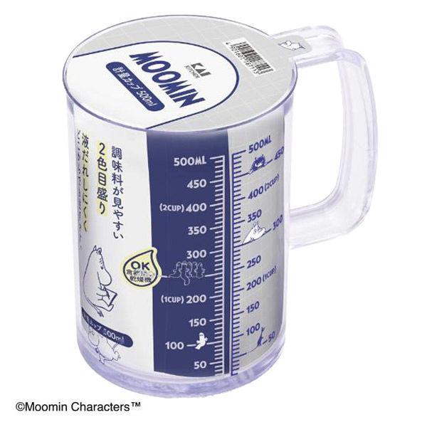 （セール）計量カップ 500ml ムーミン 000DH7408 1個 日本製 2色目盛り 貝印