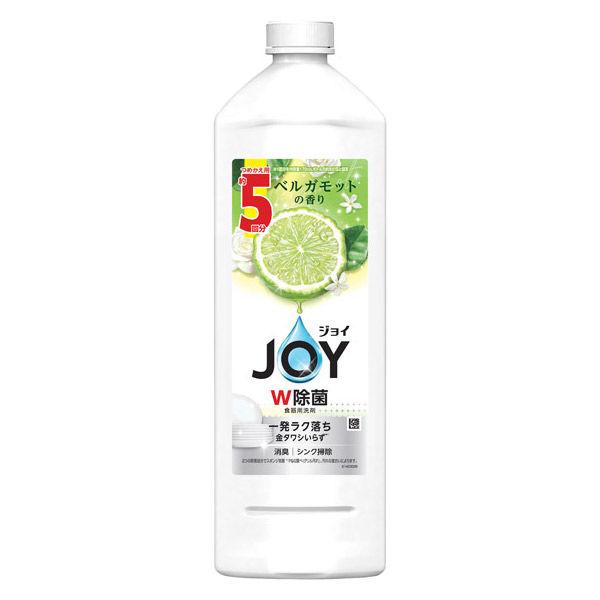 (数量限定)ジョイ JOY W除菌 食器用洗剤 ベルガモットの香り 詰め替え 特大 670mL 1個 P＆G