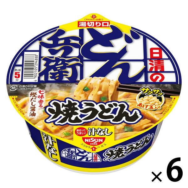 日清のどん兵衛　焼うどん　６個　日清食品