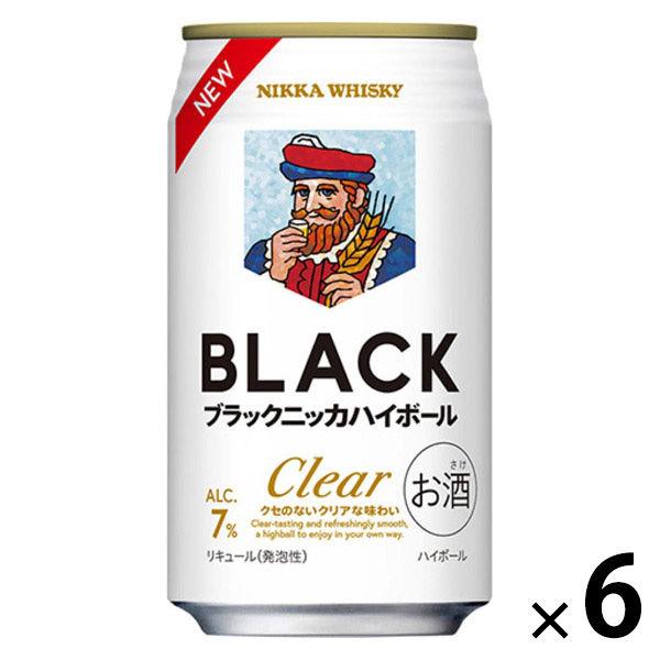 ハイボール ウイスキー ブラックニッカ クリアハイボール 缶 350ml 6本