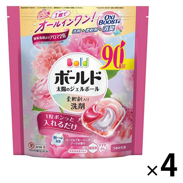 ボールド ジェルボール 4in1 プレミアムブロッサム 詰め替え テラジャンボ 1セット（89粒入×4個） 洗濯洗剤 P＆G