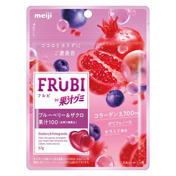 グミ 食べきりサイズ ＦＲＵＢＩ　ｂｙ果汁グミ　ブルーベリー＆ざくろ 1個