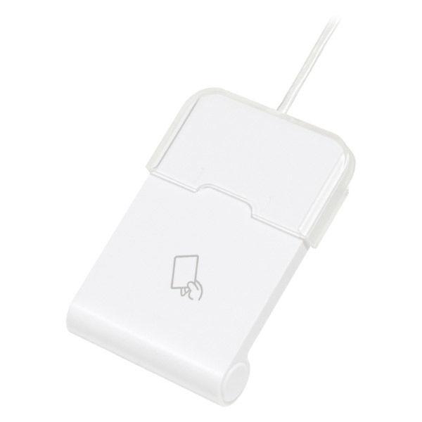 ICカードリーダーライター カードホルダー付 USBーNFC4AS アイ・オー・データ機器 1個