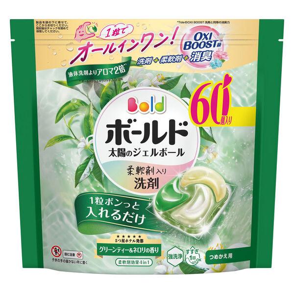 ボールド ジェルボール グリーンティー＆ネロリ 詰め替え 60個 1個 洗濯洗剤 P＆G