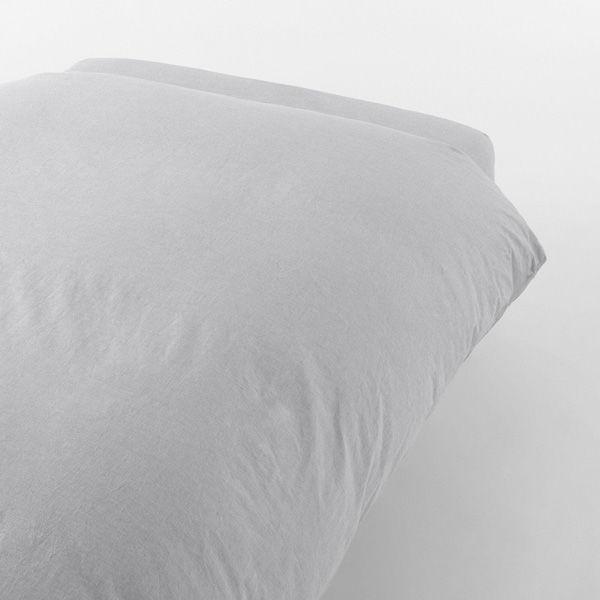 無印良品 洗いざらし掛ふとんカバー Ｓ １５０×２１０ｃｍ用 グレー  良品計画